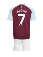 Otroške Nogometnih dresov Aston Villa John McGinn #7 Domači 2024-25 Kratki rokavi (+ hlače)